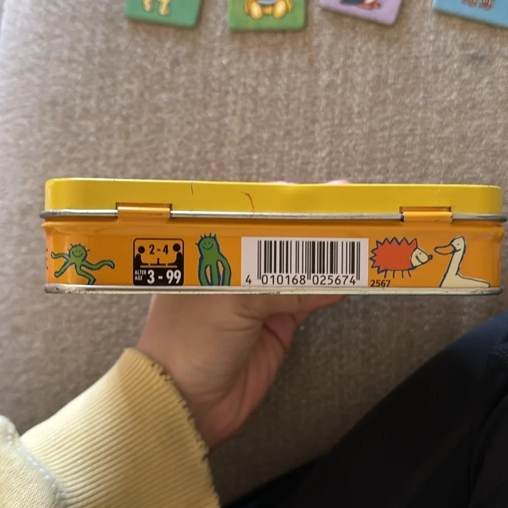 HABA Mini Lotto Number 19 Miniature Travel Tin Set of 4 Bingo From Germany